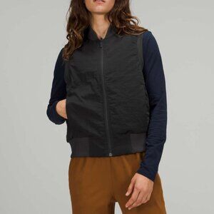 LULULEMON NON-STOP BOMBER VEST REVERSIBLE SIZE 14